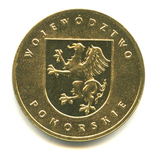 2 злотых — Поморское воеводство. Регионы Польши. 2004