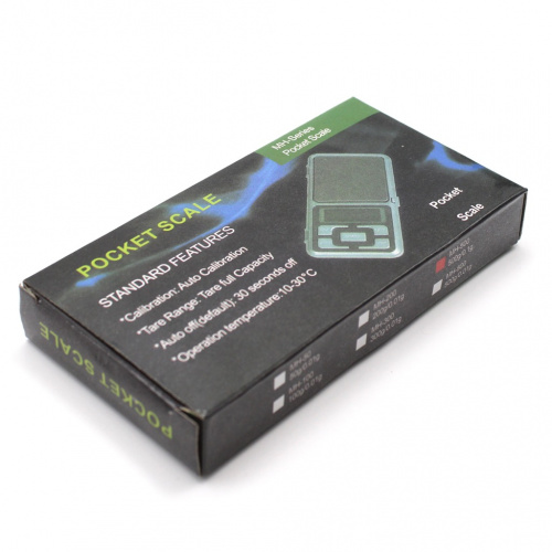 Весы электронные «Pocket Scale» 500/0,01 г, с батарейками. В коробке