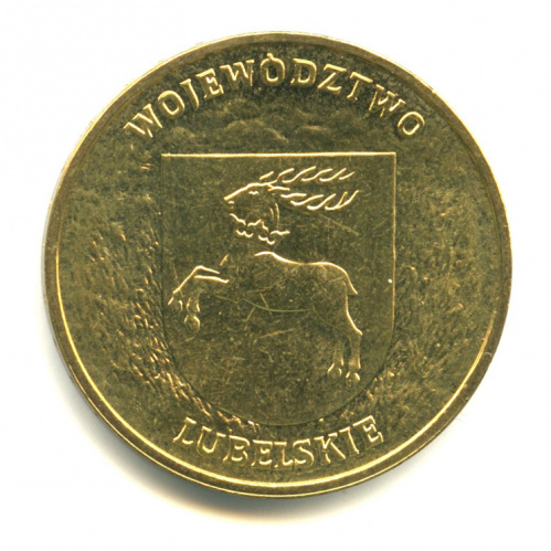 2 злотых — Люблинское воеводство. Регионы Польши. 2004