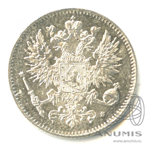 50 пенни 1916 S — Для Финляндии