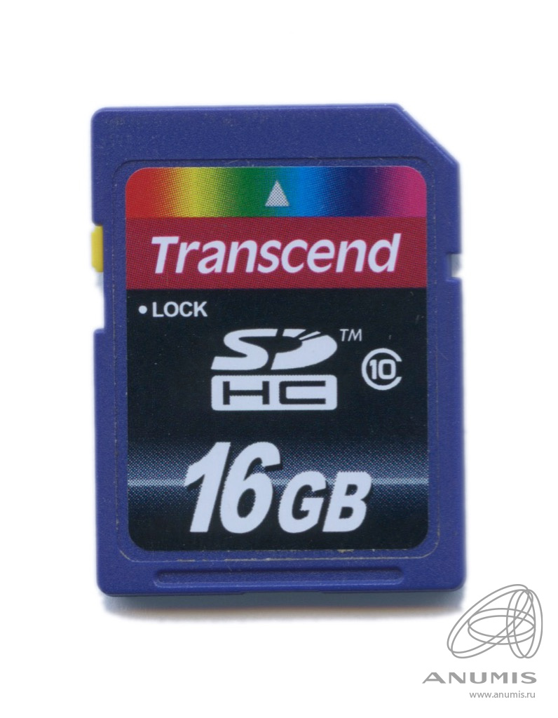 Карта памяти transcend sdhc 16 гб