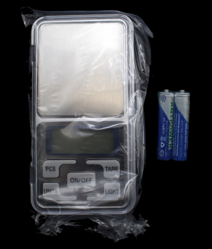 Весы электронные «Pocket Scale», с батарейками. В коробке. 12 см