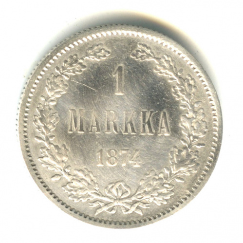 1 марка — Для Финляндии 1874 S
