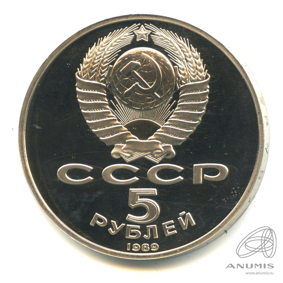 5 рублей 1989 — Регистан