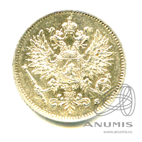 25 пенни 1915 S — Для Финляндии - Яркий штемпельный блеск