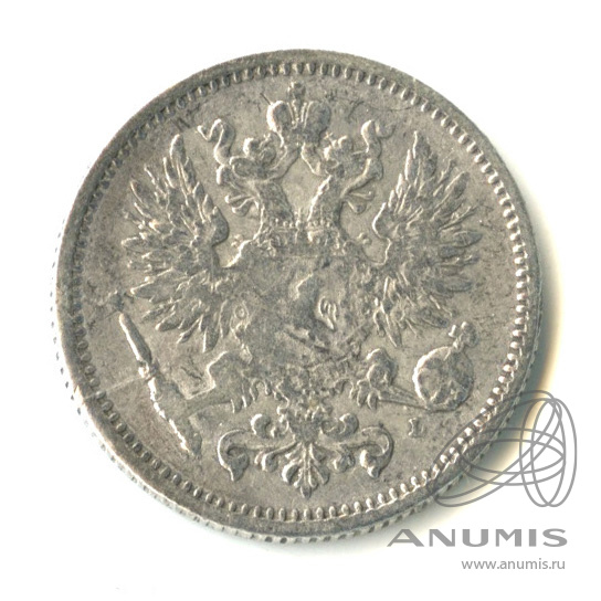 50 пенни 1889 L — Для Финляндии