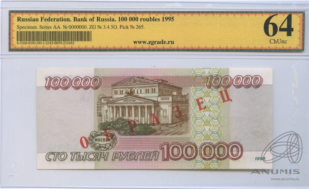 Рубли образца 1995 года