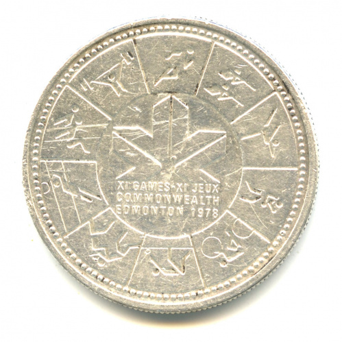 1 доллар — XI игры содружества в Эдмонтоне 1978. В капсуле