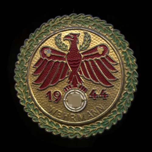 Знак стрелковый «За стрельбу из пистолета 1944». 52 мм