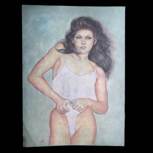Рисунок мелком, 45×33 см
