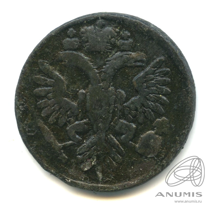 Деньга (½ копейки) 1735 — (½ копейки) - Орел 1730 г (Орел 1730 г.)
