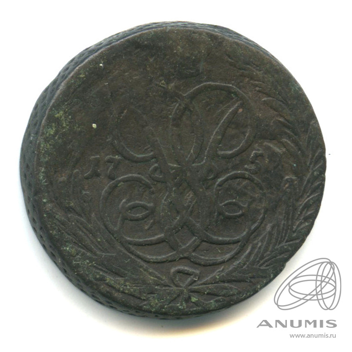 1 копейка 1759 — Вензель императрицы Елизаветы