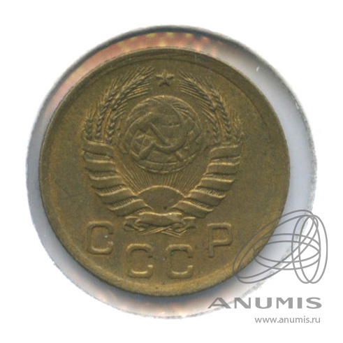 1 копейка 1938 — Венок 11 лент. В холдере. Ф-70 1.2 В