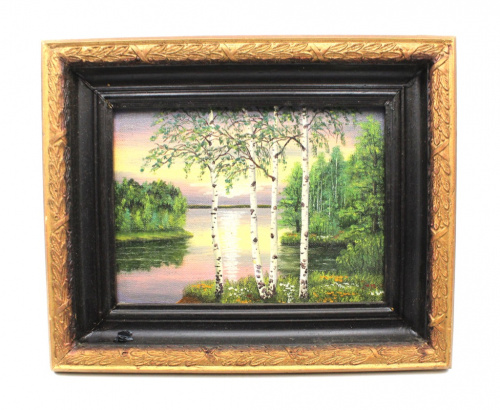 Картина «Пейзаж». Холст, масло. 33×27 см