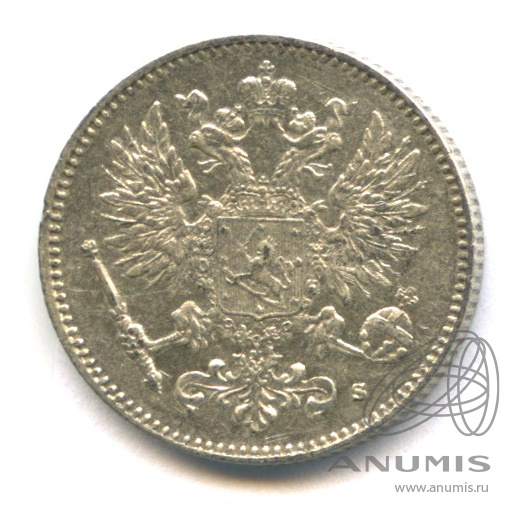 50 пенни 1915 S — Для Финляндии