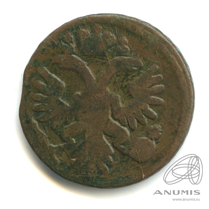 Деньга (½ копейки) 1735 — (½ копейки) - Орел 1730 г (Орел 1730 г.)