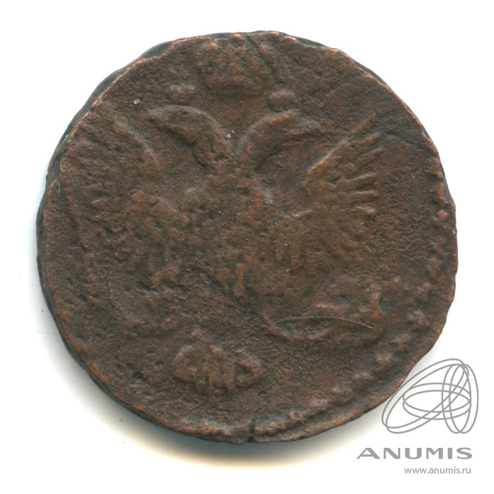 Деньга (½ копейки) 1745 — (½ копейки) - Орел 1744 г (Орел 1744 г.)