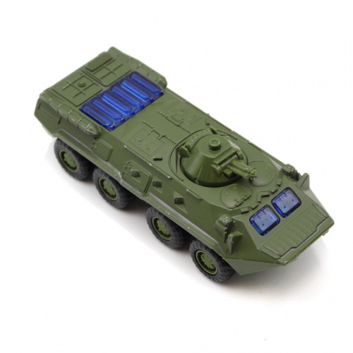 Масштабная модель «БТР» 14×5,5×4 см. Металл, пластик. Масштаб 1/54