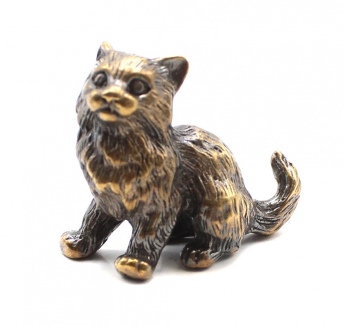 Бронзовая фигурка «Кот», 3 см