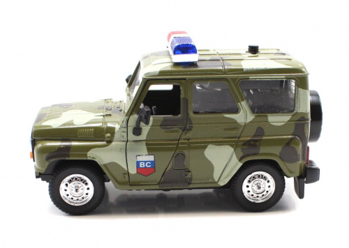 Масштабная модель автомобиля «УАЗ». Материал: металл, пластик. 11×5×6 см