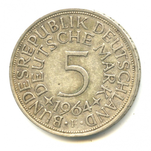 5 марок 1964 F