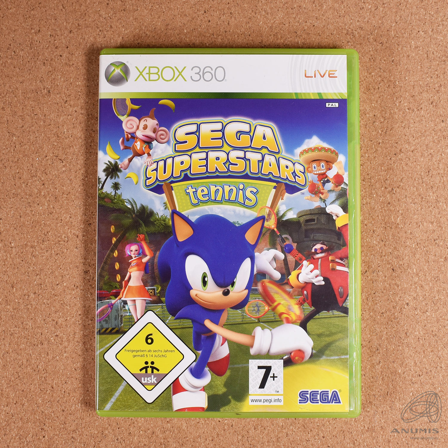 Игра Sega Superstars (tennis) для Xbox 360 (с буклетом). Лот №3721. Аукцион  №239. – ANUMIS