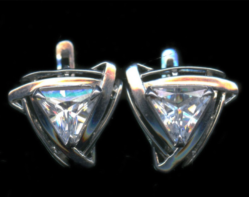 Серьги, серебро 925 пробы