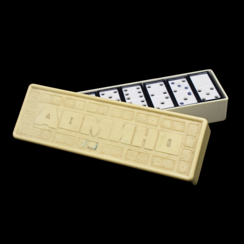Домино. 28 шт. В коробке. Размер 16x4x5 см