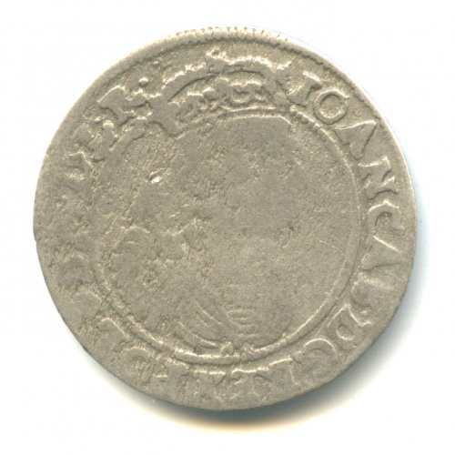 6 грошей 1664. В капсуле