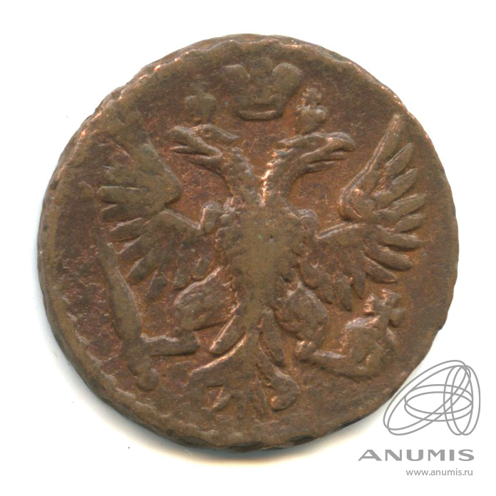 Деньга (½ копейки) 1750 — (½ копейки) - Орел 1744, 1748 г (Орел 1744, 1748 г.)