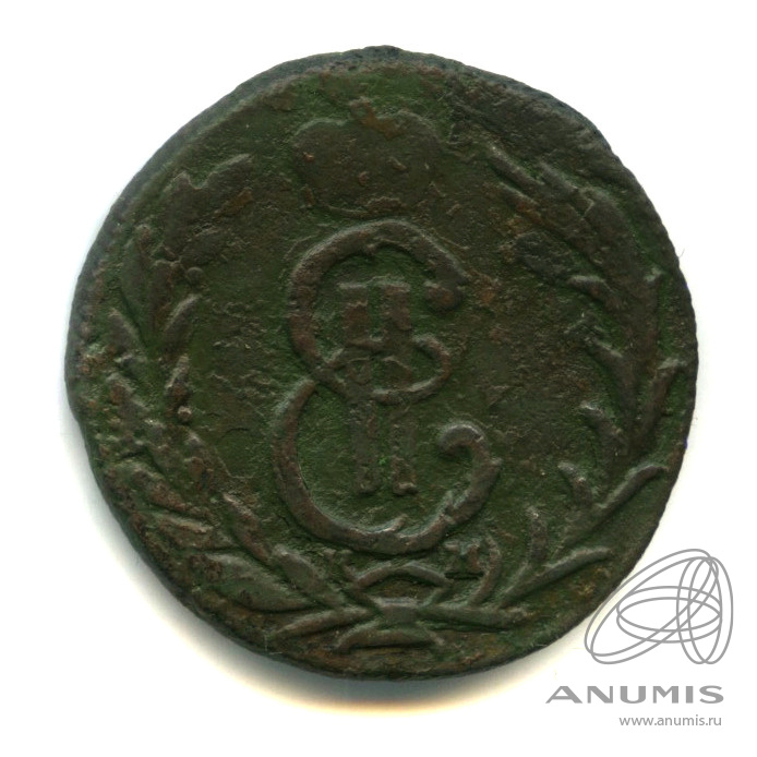 1 копейка 1775 КМ — Сибирская монета