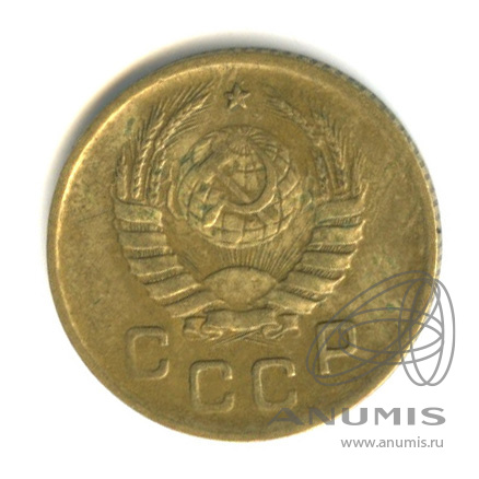 1 копейка 1940 — Венок 11 лент