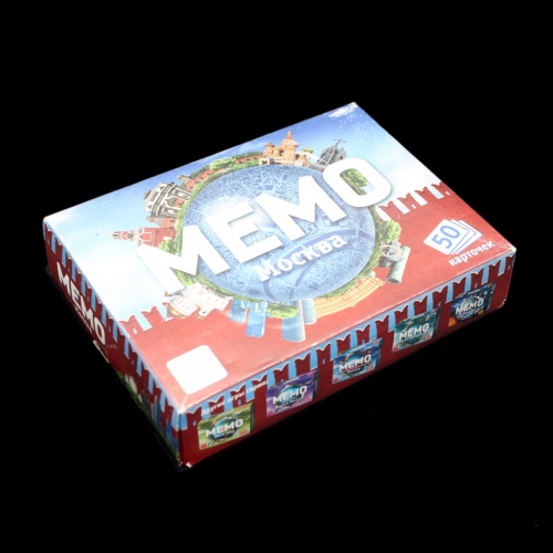 Настольная игра «МЕМО. Москва». В коробке — 17×12×4 см