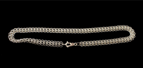 Цепь, 29 см. Серебро 925 пробы. 103,9 гр