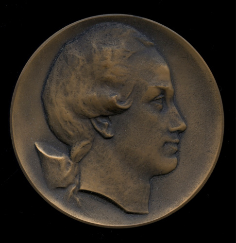 Медаль настольная «Матвей Казаков 1738—1813». ⌀ 6,5 см. Тяжелая, в упаковке
