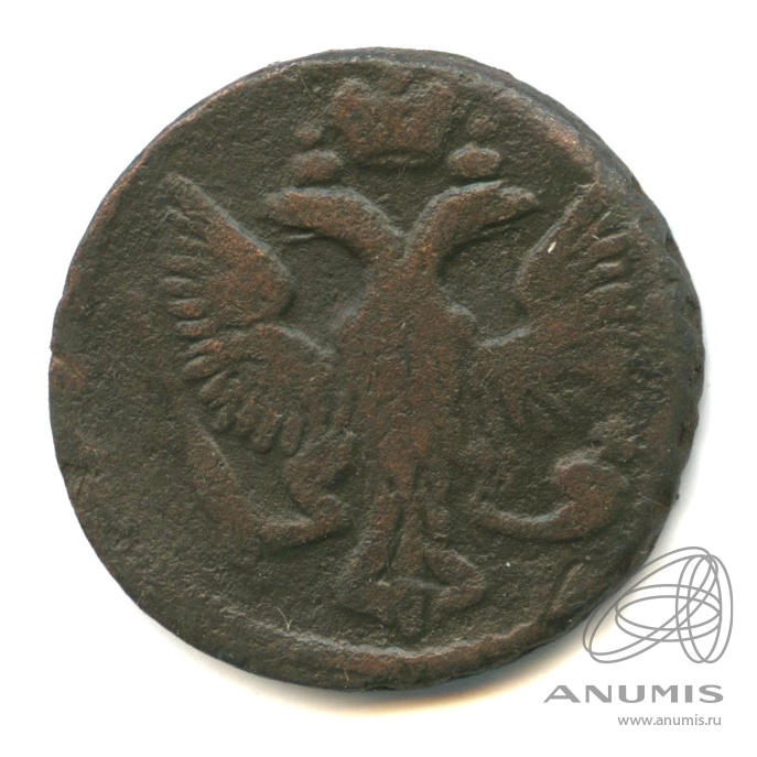 Деньга (½ копейки) 1747 — (½ копейки) - Орел 1744 г (Орел 1744 г.)