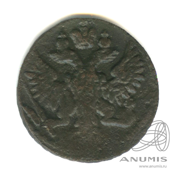 Полушка (¼ копейки) 1751 — (¼ копейки) - Орел 1748 г (Орел 1748 г.)