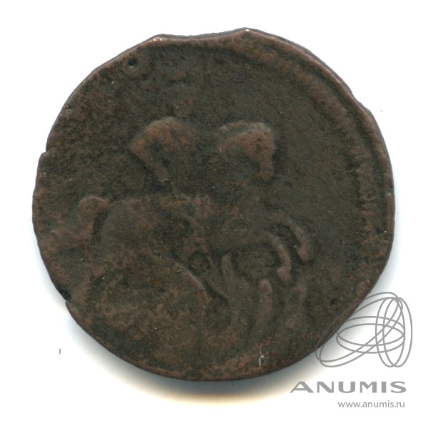 Деньга (½ копейки) 1759 — (½ копейки) - Вензель императрицы Елизаветы
