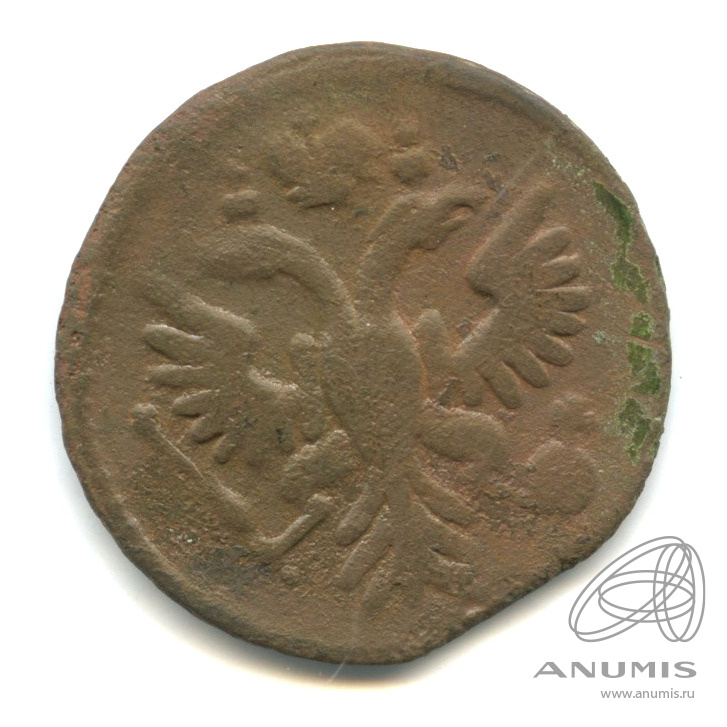 Деньга (½ копейки) 1735 — (½ копейки) - Орел 1730 г (Орел 1730 г.)