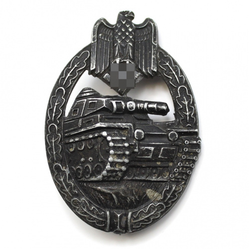 Знак нагрудный «За танковое сражение». Крепление: булавка. Тяжелый