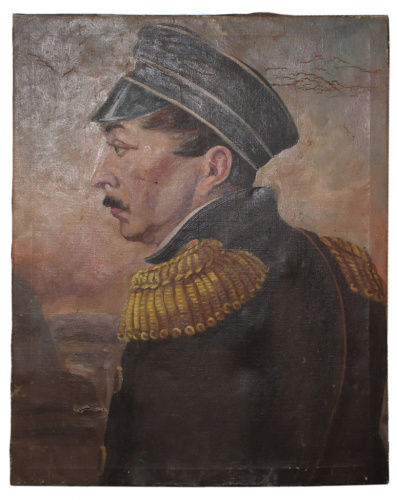 Картина «Павел Степанович Нахимов». Масло, холст. Размер 55,5×71,5 см. В подрамнике