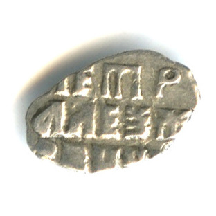 1 копейка — Петр I Алексеевич (1696−1725), Кадашевский денежный двор, № 2055, л/с-41, о/с-90 1706