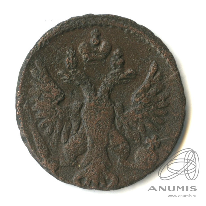Деньга (½ копейки) 1749 — (½ копейки) - Орел 1744, 1748 г (Орел 1744, 1748 г.)