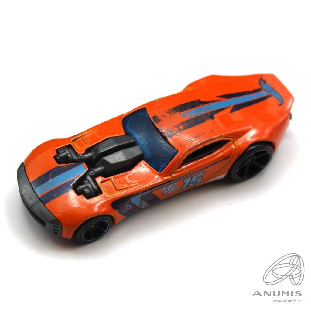 Модель автомобиля Hot Wheels Материал: сверху «металл, снизу — пластик.  Размер 8,5 см». Малайзия. Лот №3711. Аукцион №249. – ANUMIS