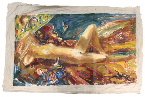 Картина «Август у моря». Масло, холст. Размер 106×68 см