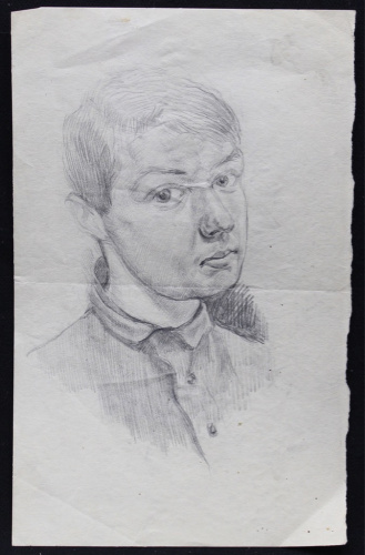 Карандашный рисунок — 21×13 см, художник Завьялов