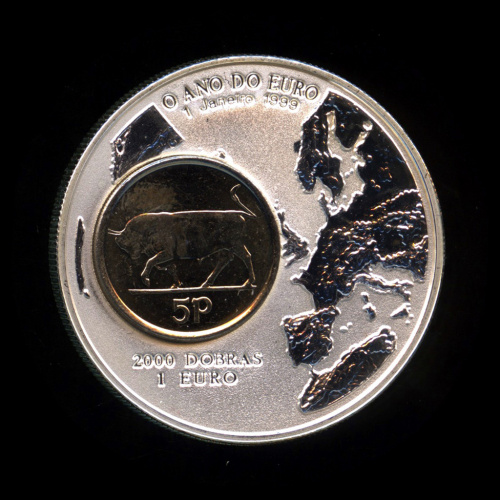 2000 добра — Переход на евро 1999. В капсуле
