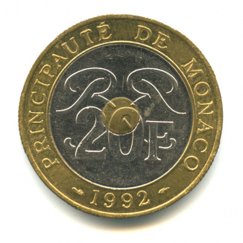 20 франков 1992