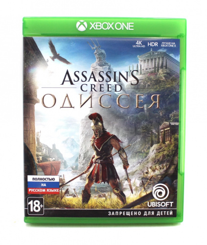 Диск для Xbox One «Assassins Creed. Одиссея». Лицензия. 2019. 13×16 см