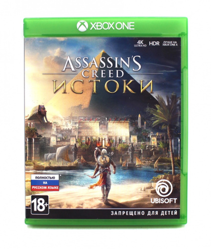 Диск для Xbox One «Assassins Creed. Истоки». Лицензия. 2019. 13×16 см